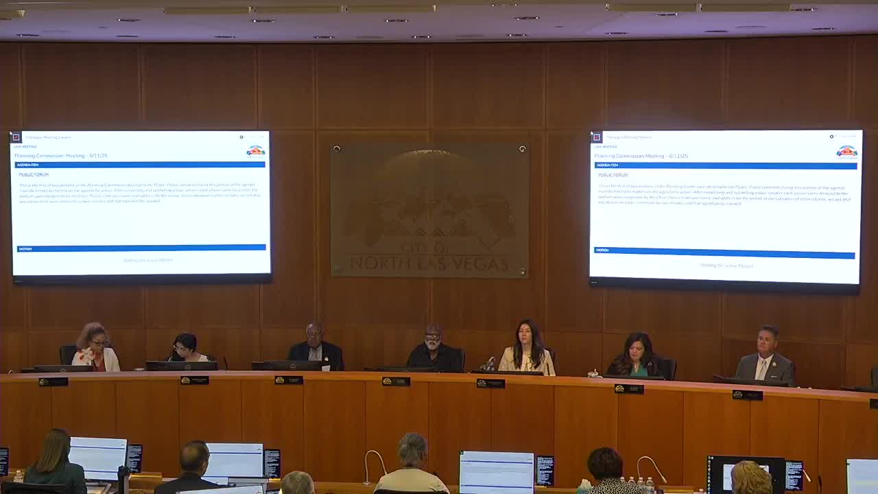 Residents oppose North Las Vegas vehicle service facility proposal during public forum