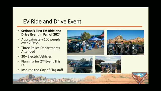 Sedona hosts inaugural electric vehicle ride and drive event to promote green fleet policy