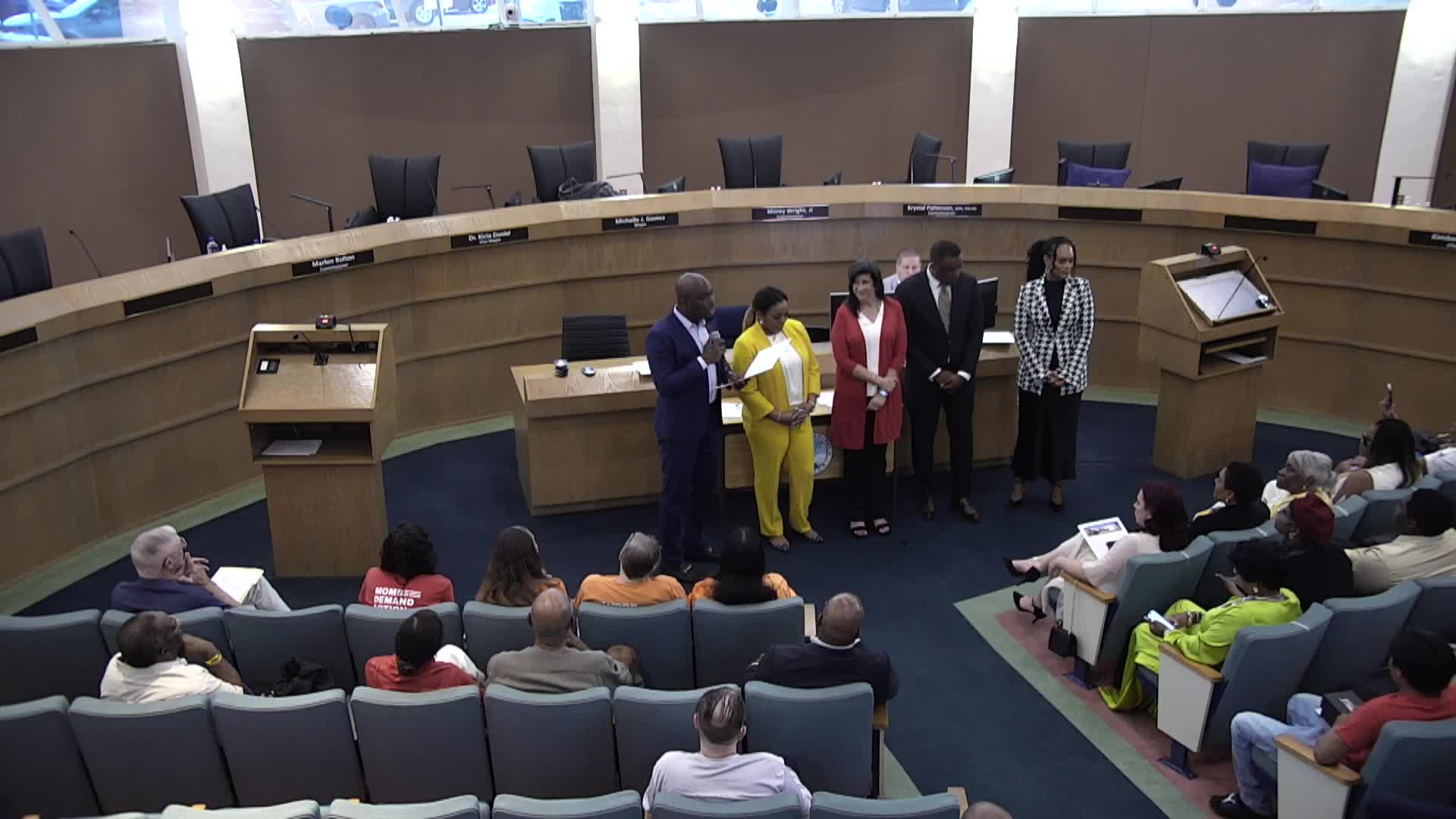 Commissioner Bolton honors Doctor Michelle Richards for Caribbean American contributions