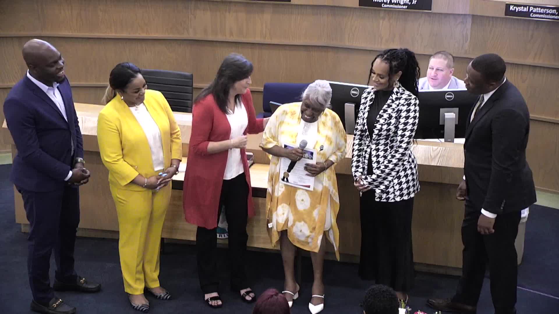 Commissioner Gomez honored for lifelong service in community health and nursing