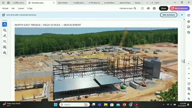 County executive funds additional classrooms and road expansion for new school project
