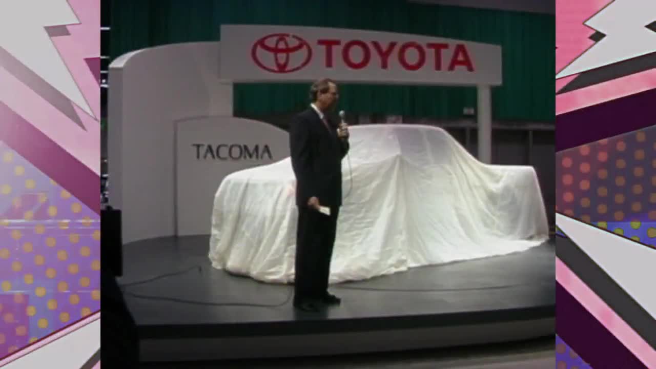 Toyota unveils Tacoma truck at Portland Auto Show with Mayor Moss in attendance