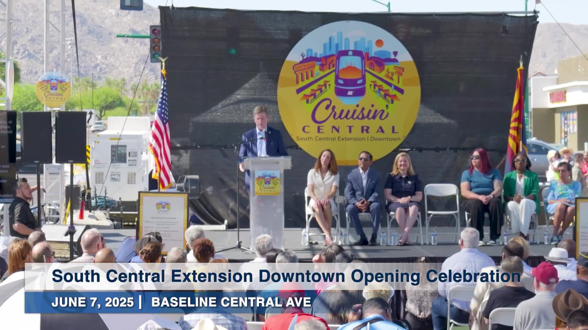 Council Member Ana Hernandez launches South Central Light Rail Extension in Phoenix
