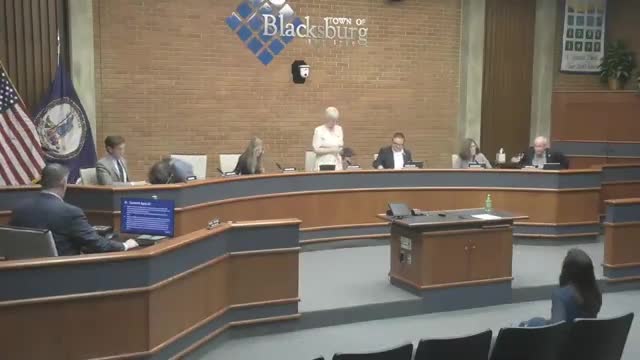 Blacksburg Town Council honors Chief Brewster on his retirement after 25 years of service