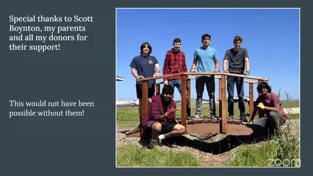 Eagle Scout Scott Boynton recognized for impactful airport project