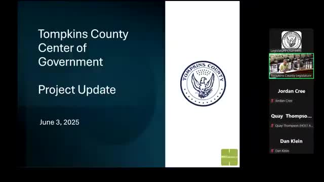 Tompkins committee advances $50 million Center of Government plan, schedules county engagement meetings