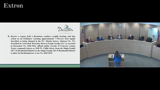 Council tables rezoning request for 2430 West Coffin Street to June 16