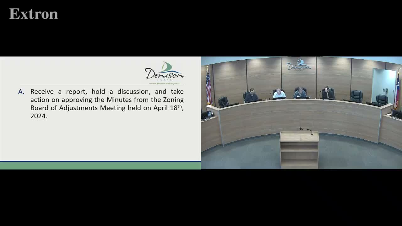 Zoning board hears variance, replat request for 930 West Texas Street; staff recommends approval
