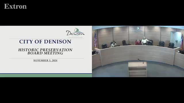 Denison Historic Preservation Board approves renovation for 1894 warehouse on Houston Avenue