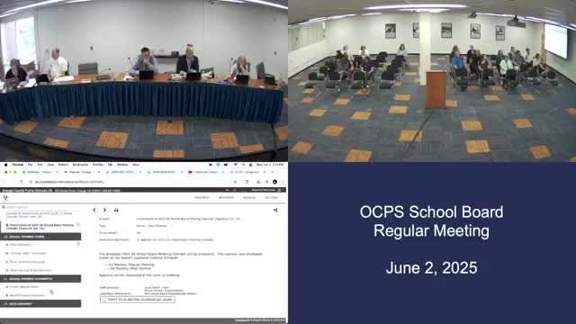 Orange County School Board approves health/PE policy revisions; will review curriculum before school year