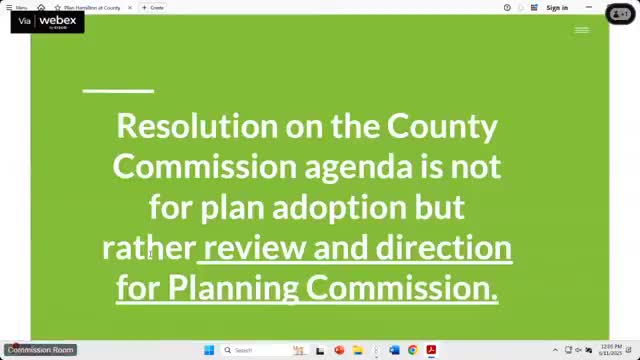 Hamilton County Commission reviews Plan Hamilton for regional development consistency