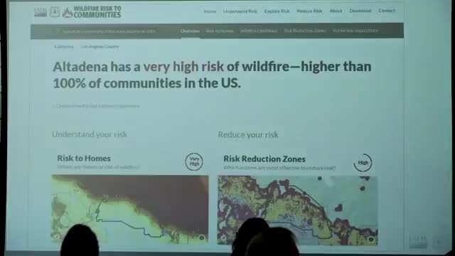 Los Angeles fire mapping reveals Altadena as highest national wildfire risk area