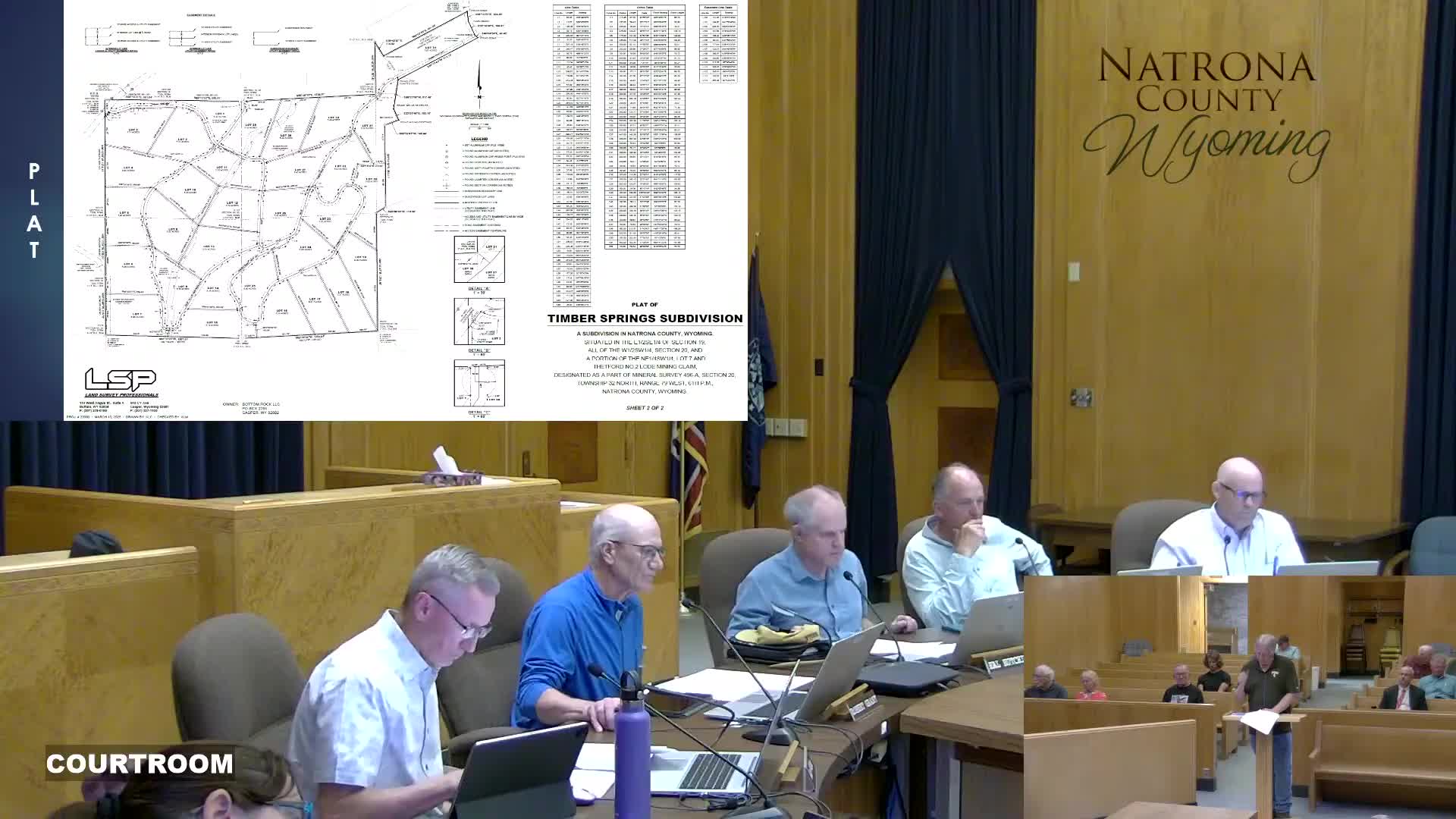 Natrona County approves Timber Spring Subdivision with zoning compliance and conditions