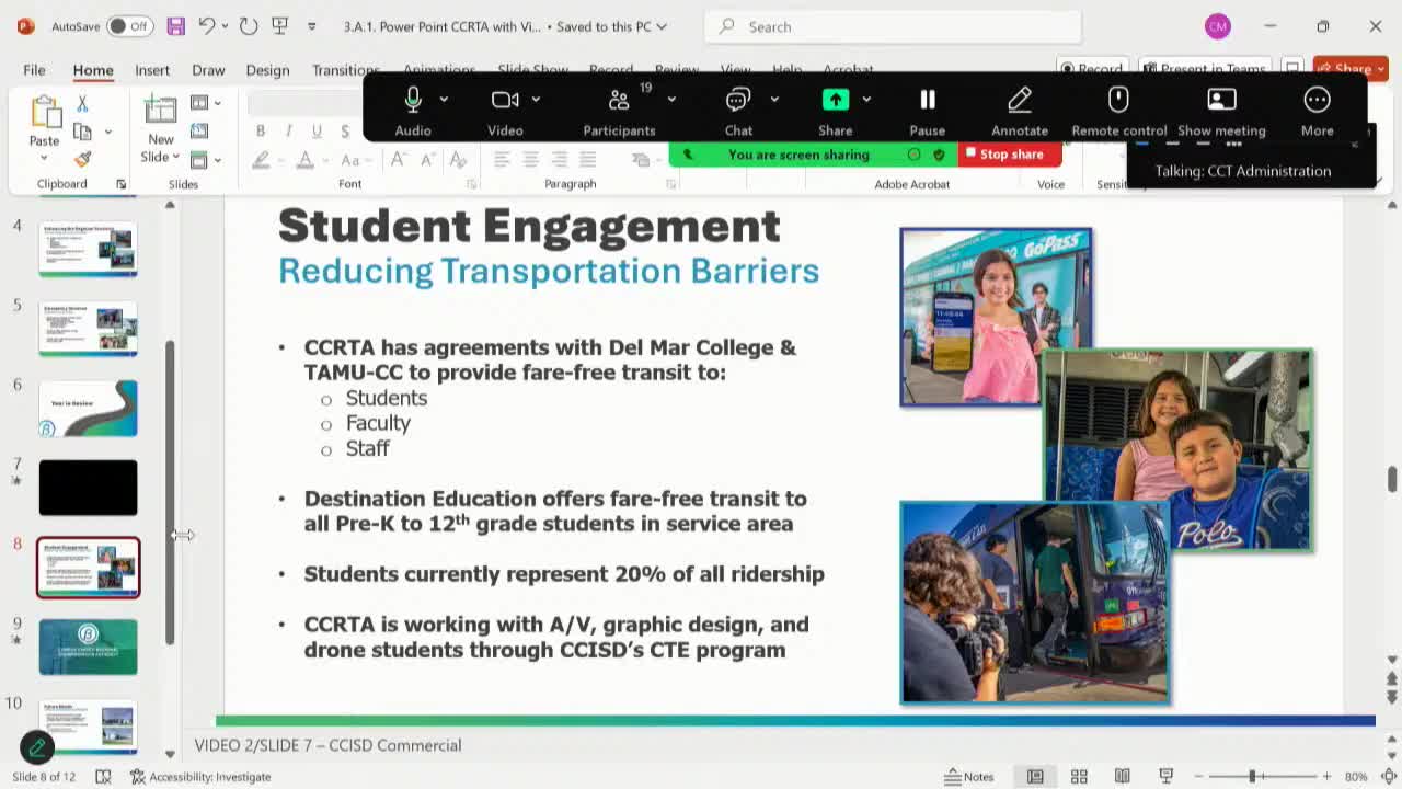 Corpus Christi transit authority expands free bus program for students and upgrades facilities