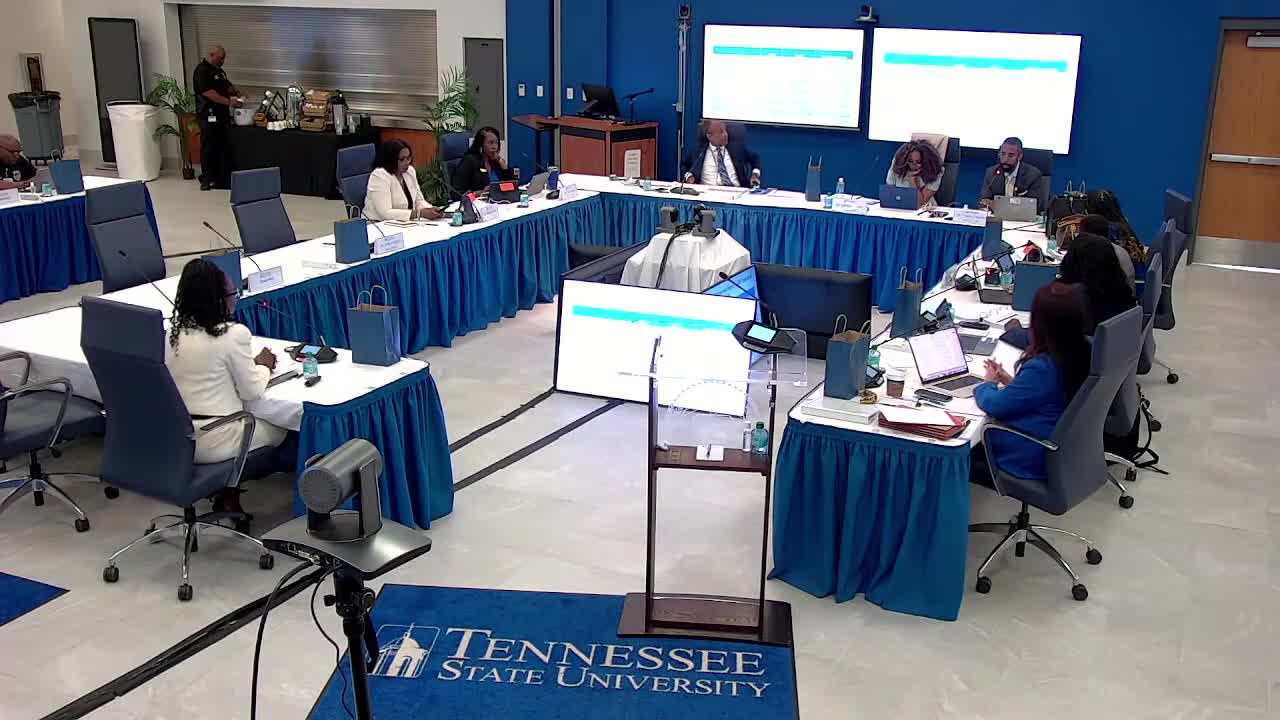 Tennessee State University reviews alumni donation discrepancies and engagement strategies