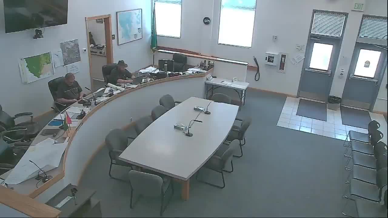 County public works says fairgrounds well drilling progressing; short-term waterline work likely under $10,000 while overall project may exceed small-works bids