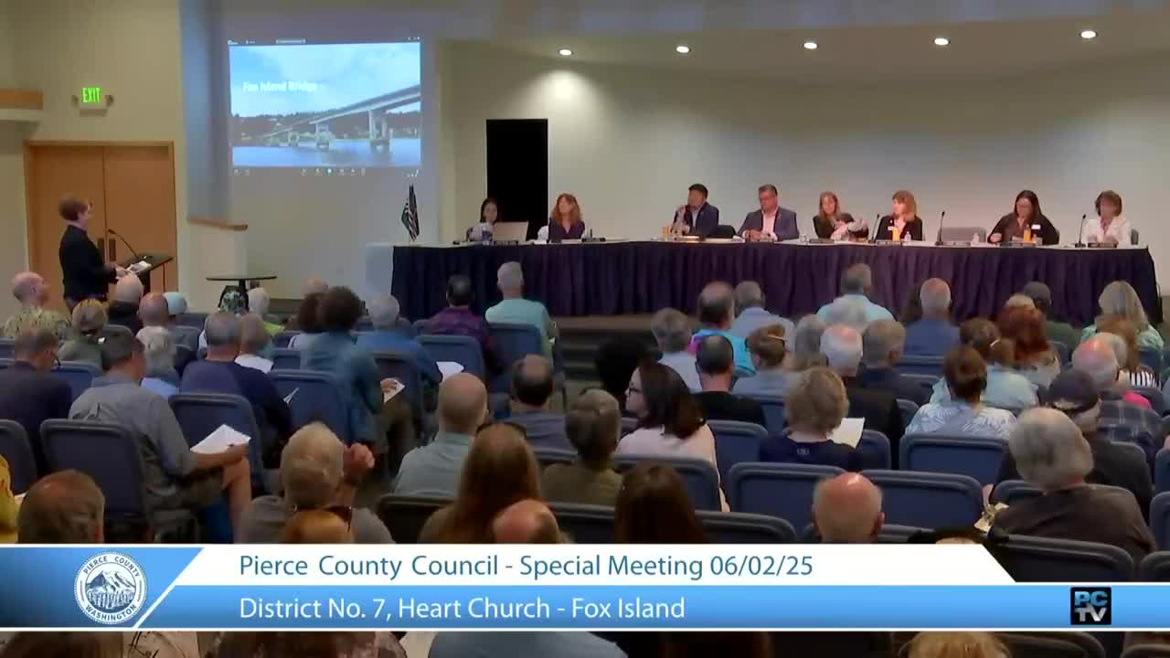 Pierce County narrows Fox Island bridge options; officials say permitting and funding will drive next steps