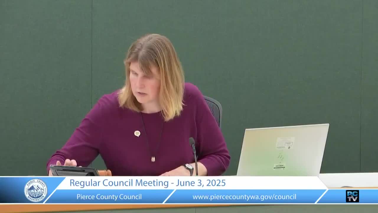 Pierce County Council confirms reappointments to Board of Equalization