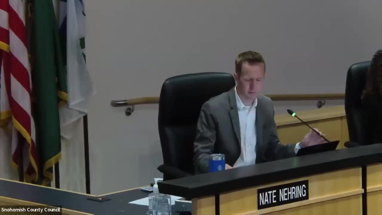 Council honors Ryan Countryman for 26 years of Snohomish County service