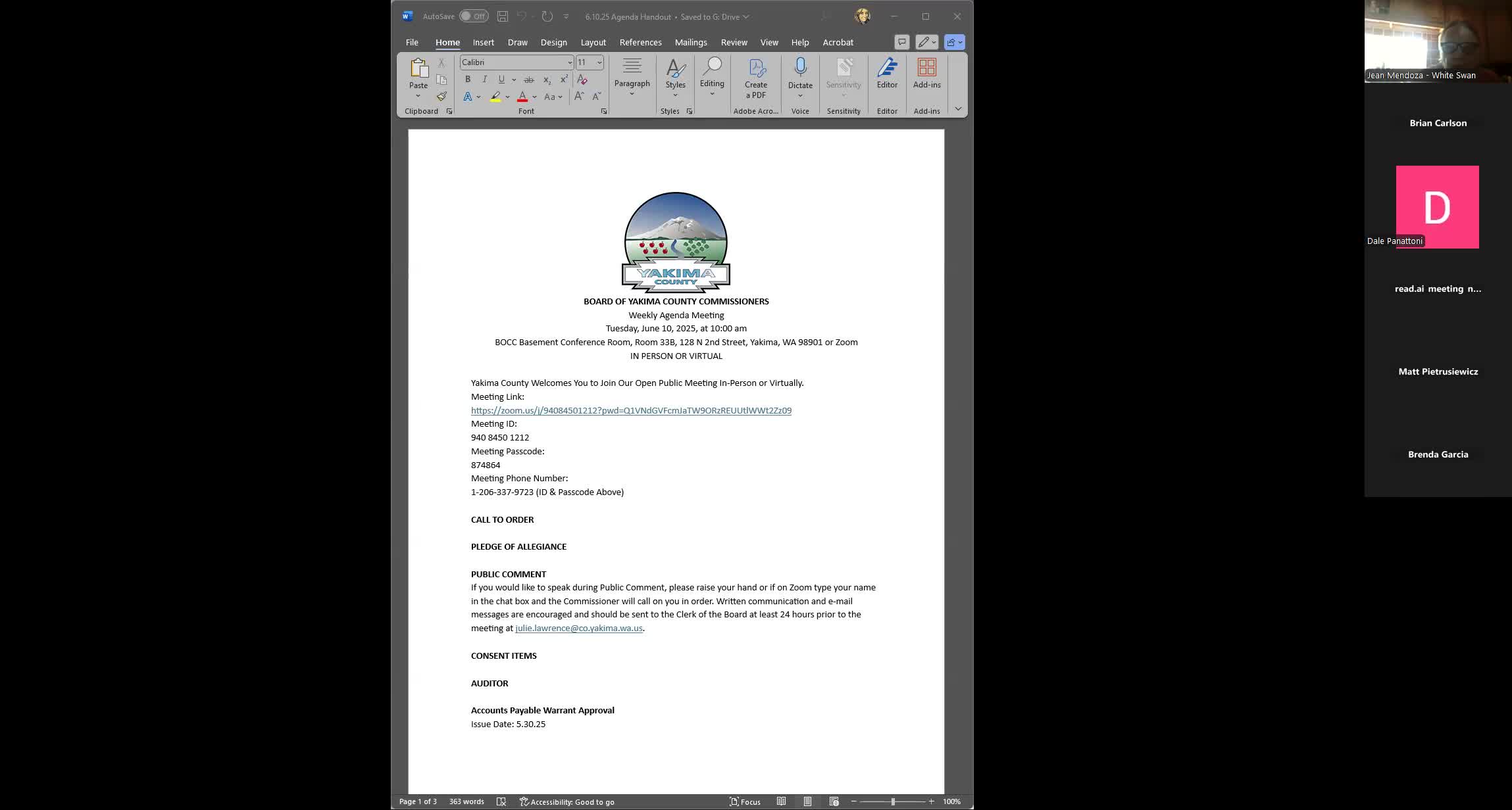 Resident tells Yakima County commissioners there is no formal complaint-inspection policy for permitting and planning