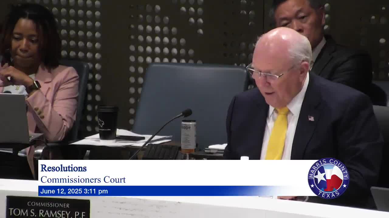 Harris County declares June Gun Violence Awareness Month and commends community programs