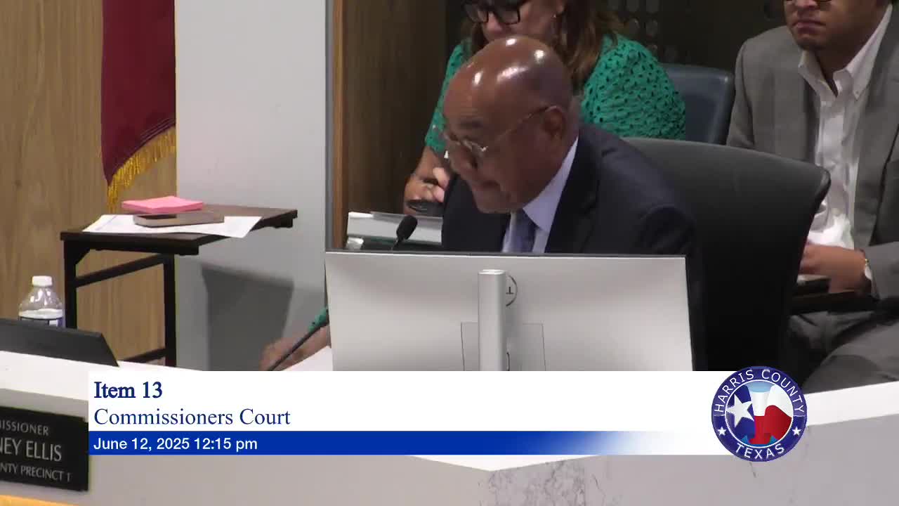 Harris County commissioners approve fund reallocation for poverty assistance programs