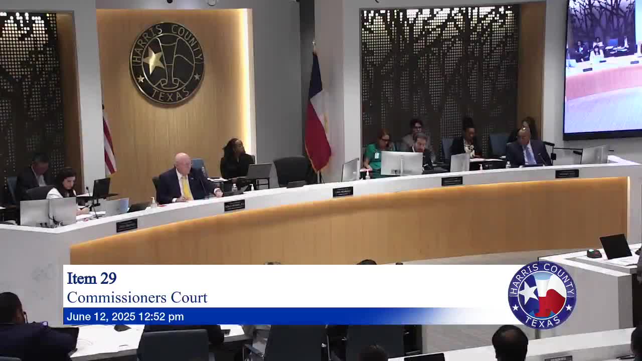 Harris County officials commend Tammy Nadeweiss for successful legislative session efforts