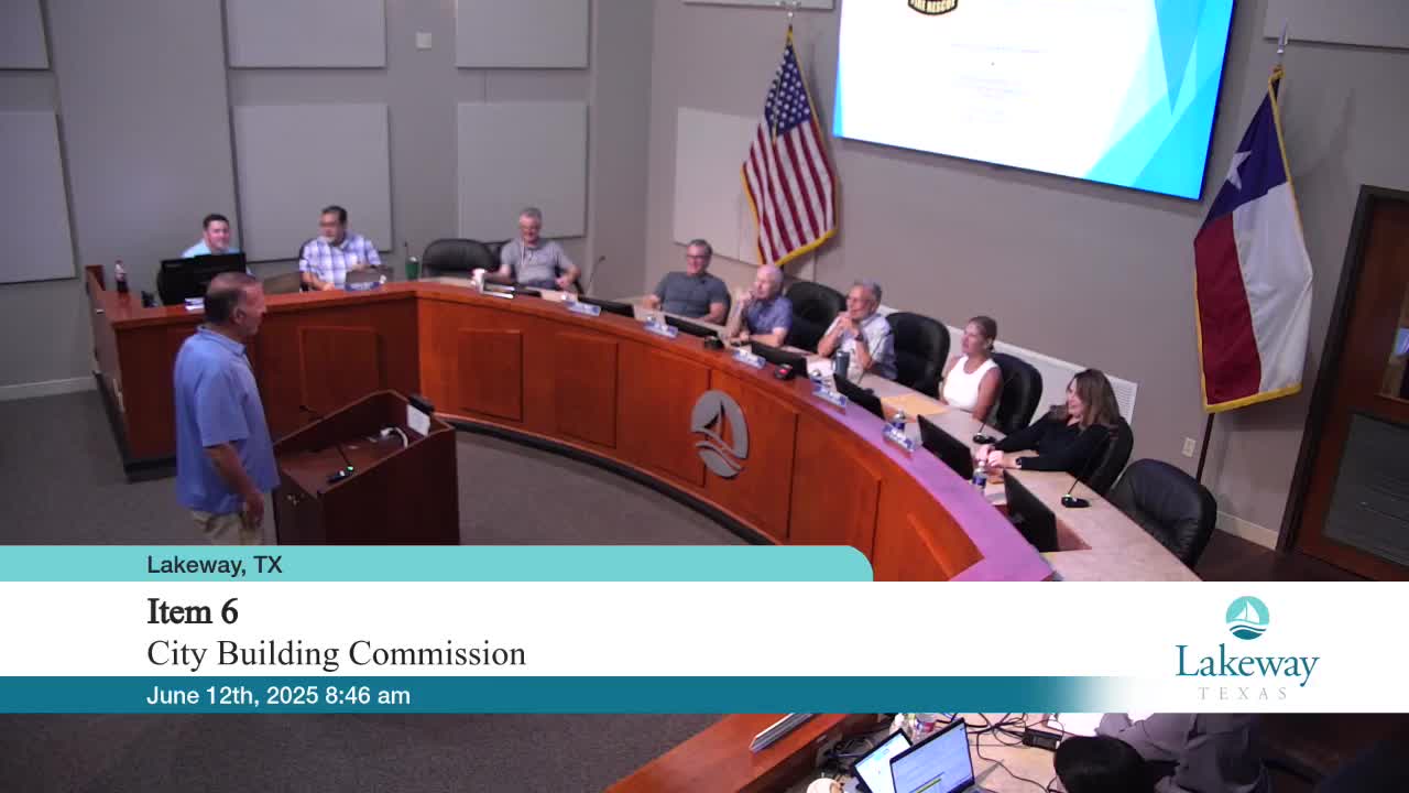 Lakeway residents express support for variance request focused on public safety