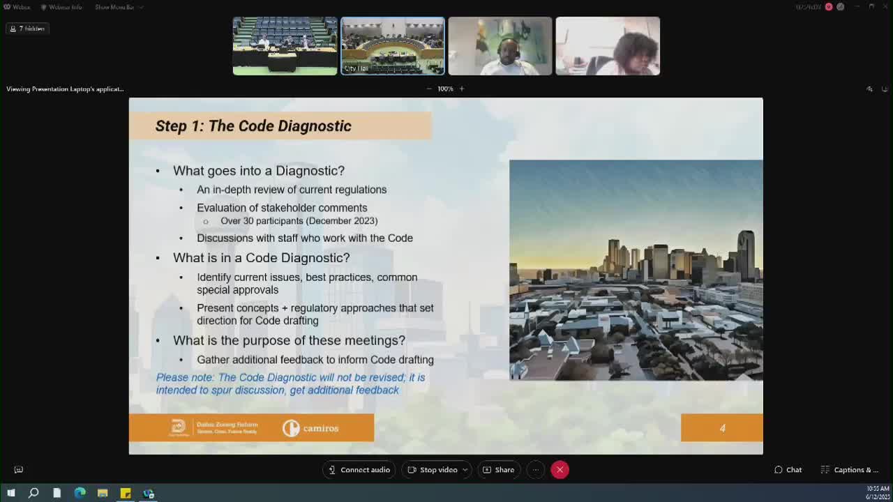 Doctor Adria announces community meetings for zoning code reform