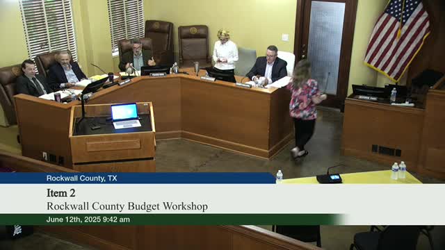 Judge Massar praises court staff and highlights budget meeting importance in Rockwall County