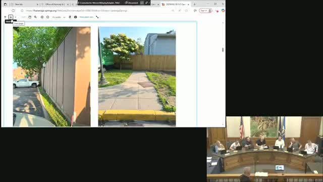 City plans streetscape improvements and accessibility upgrades for Sperry's and library areas