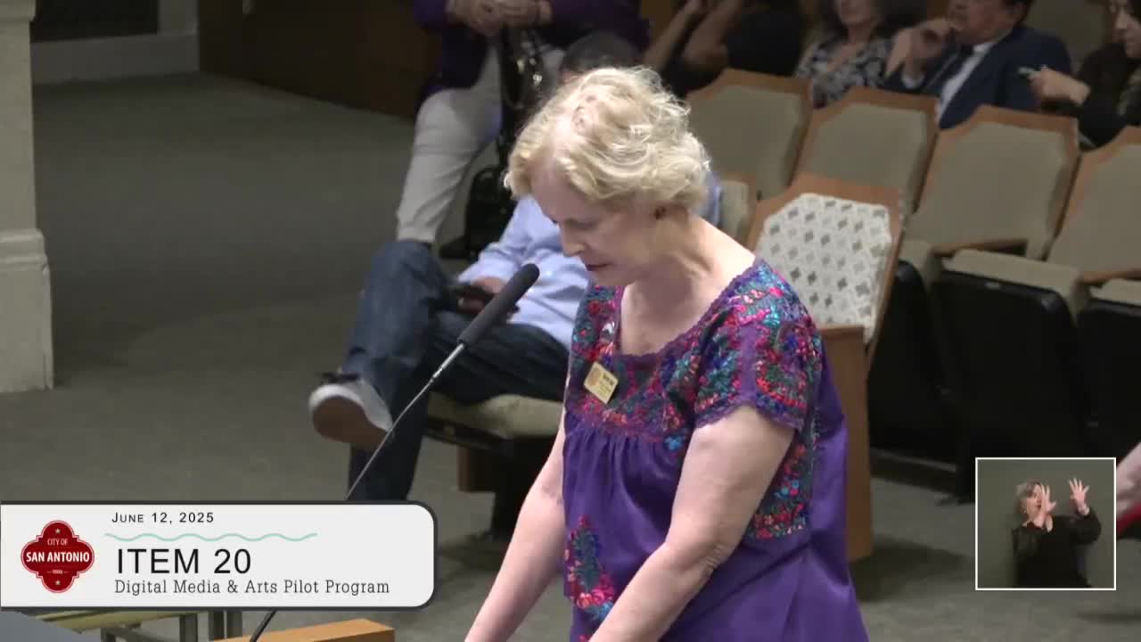 San Antonio residents oppose digital art program in city council meeting