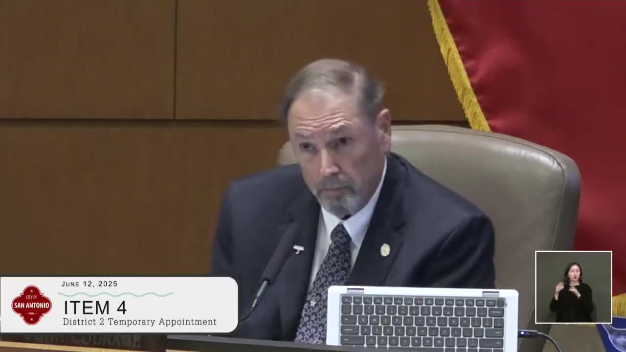 Council appoints Leo Castillo as interim representative for San Antonio District 2