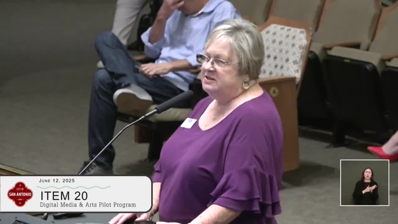 San Antonio Council reviews digital media and arts pilot program amid public concerns