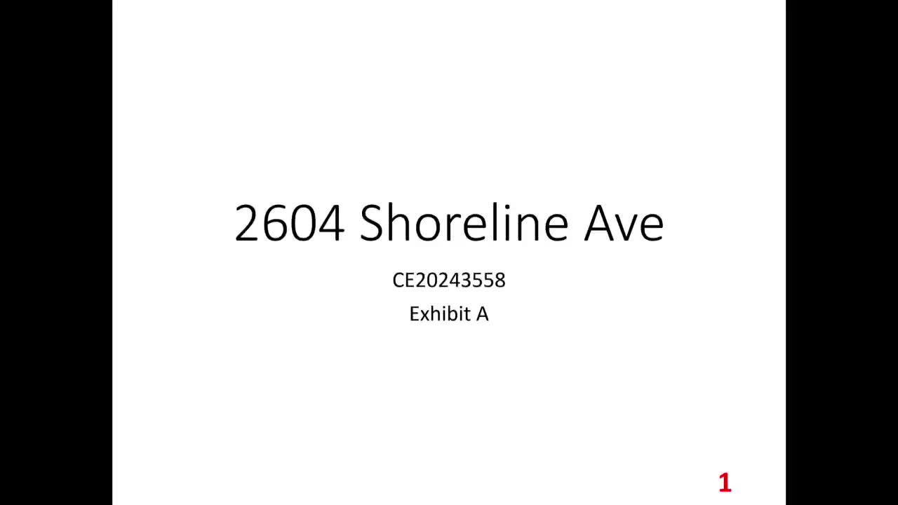 Magistrate Serta leads public hearing on Shoreline Avenue code enforcement case