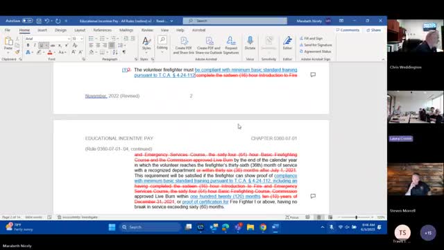 Subcommittee weighs removing preapproval, easing attendance proofs and clarifying payment sponsors for volunteer EIP