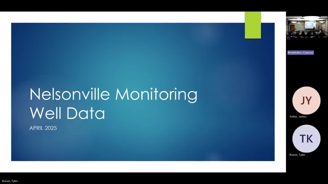 County staff: April sampling shows higher nitrates in upgradient monitoring wells than near river; more tests planned