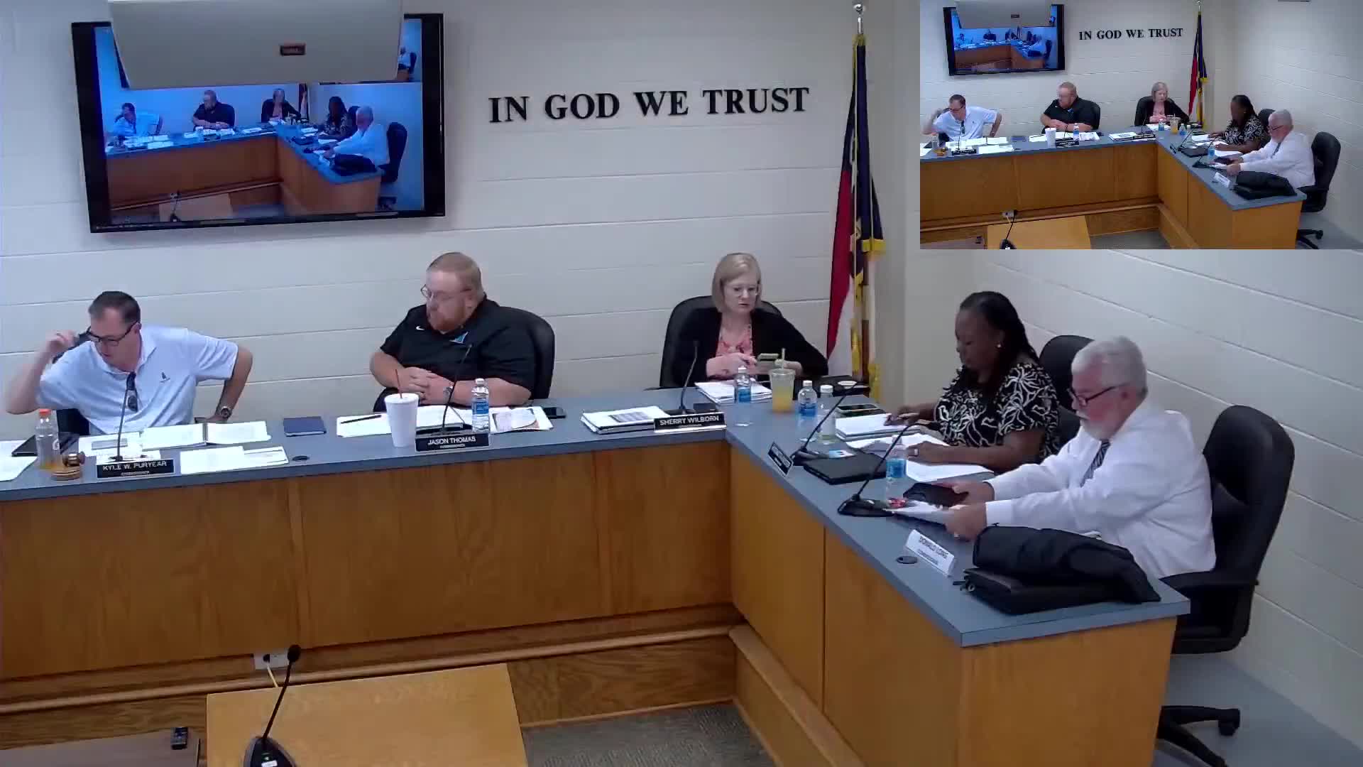 Commissioners adopt revised organizational chart; direct staff to review Economic Development Commission governance