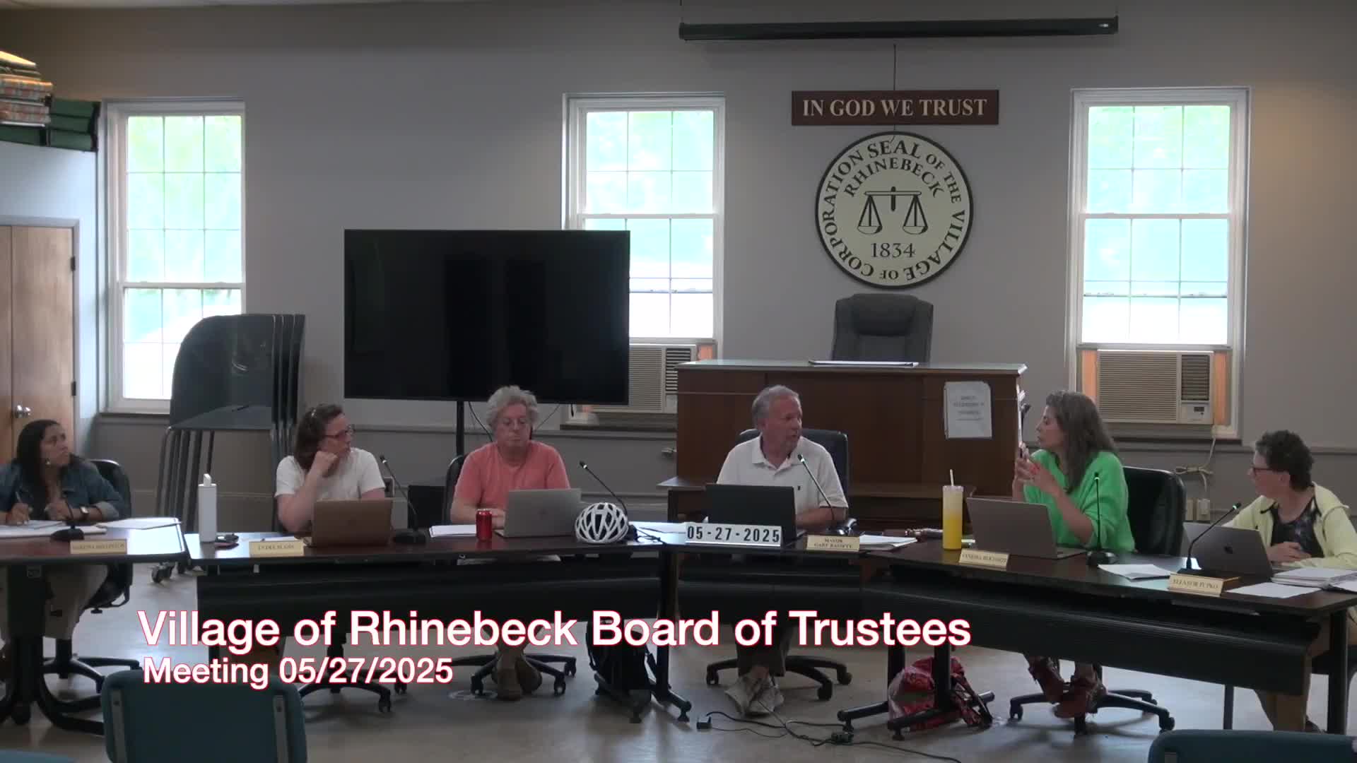 Trustees authorize TAP consultant agreement; deputy mayor to sign; sidewalk through mini‑park included