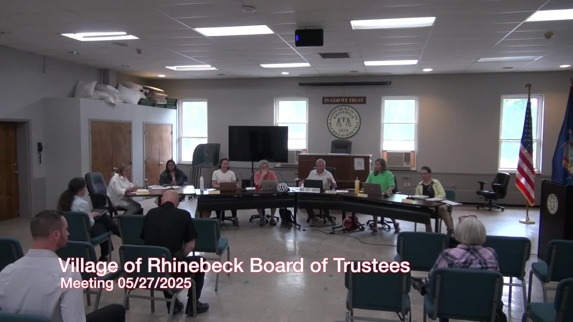 Rhinebeck Village Council welcomes two new police officers John Reiner and Michael Whelan