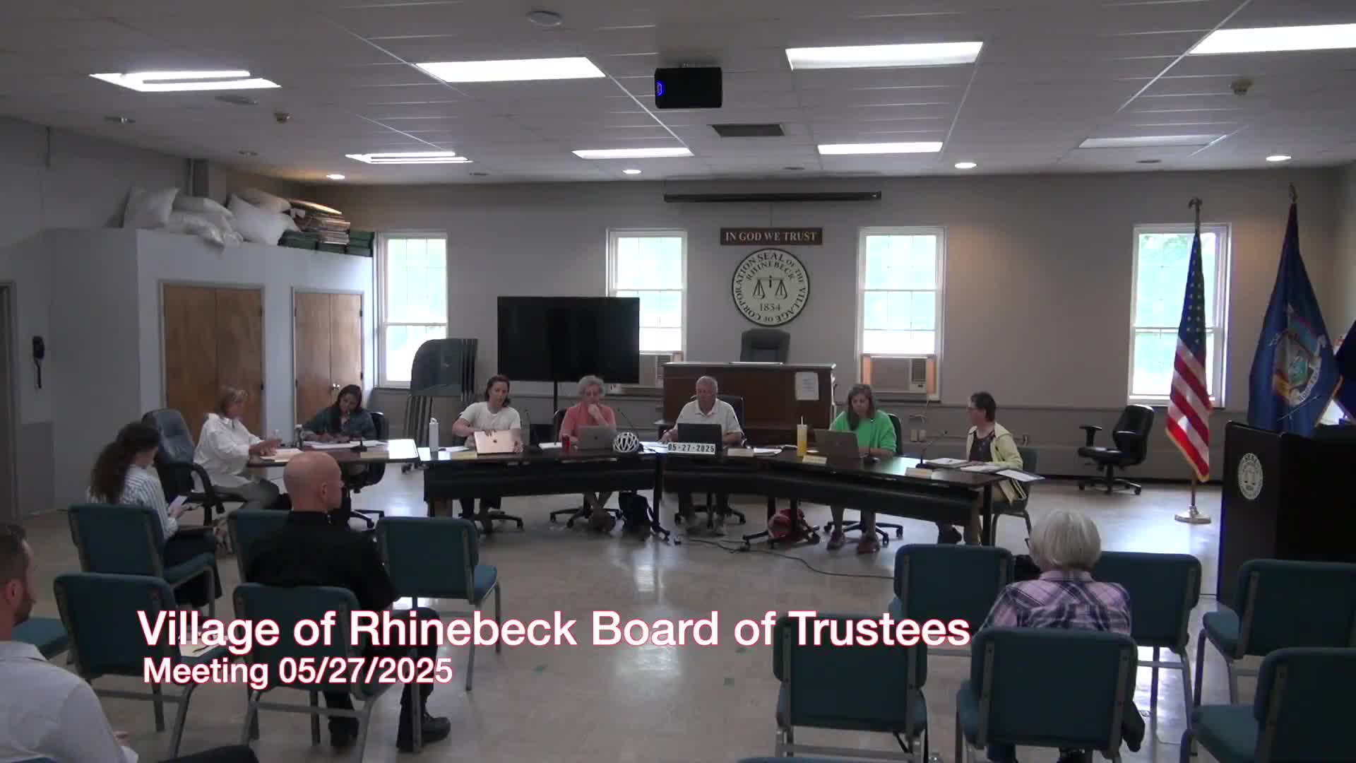 Rhinebeck trustees approve hires, construction change order and several routine resolutions