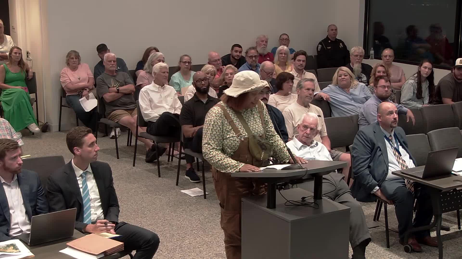 Resident voices concerns over Weathers Landing development's impact on Wendell's identity