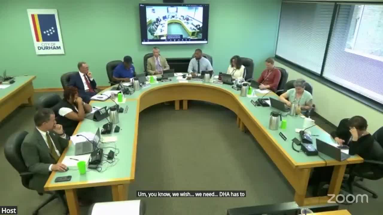 Durham Council demands accountability in housing authority rent collection and community resources