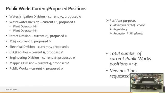Caldwell Public Works outlines budget and projects for Events Center