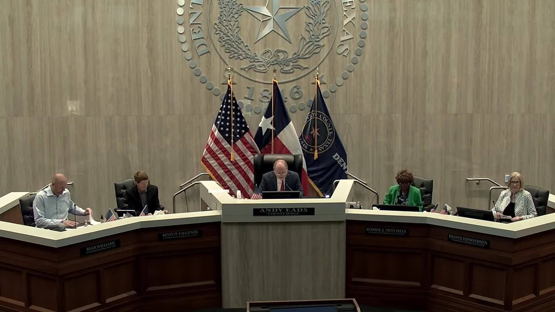Denton County honors Stacy Firth's 23 years of service and proclaims Women Veterans Day