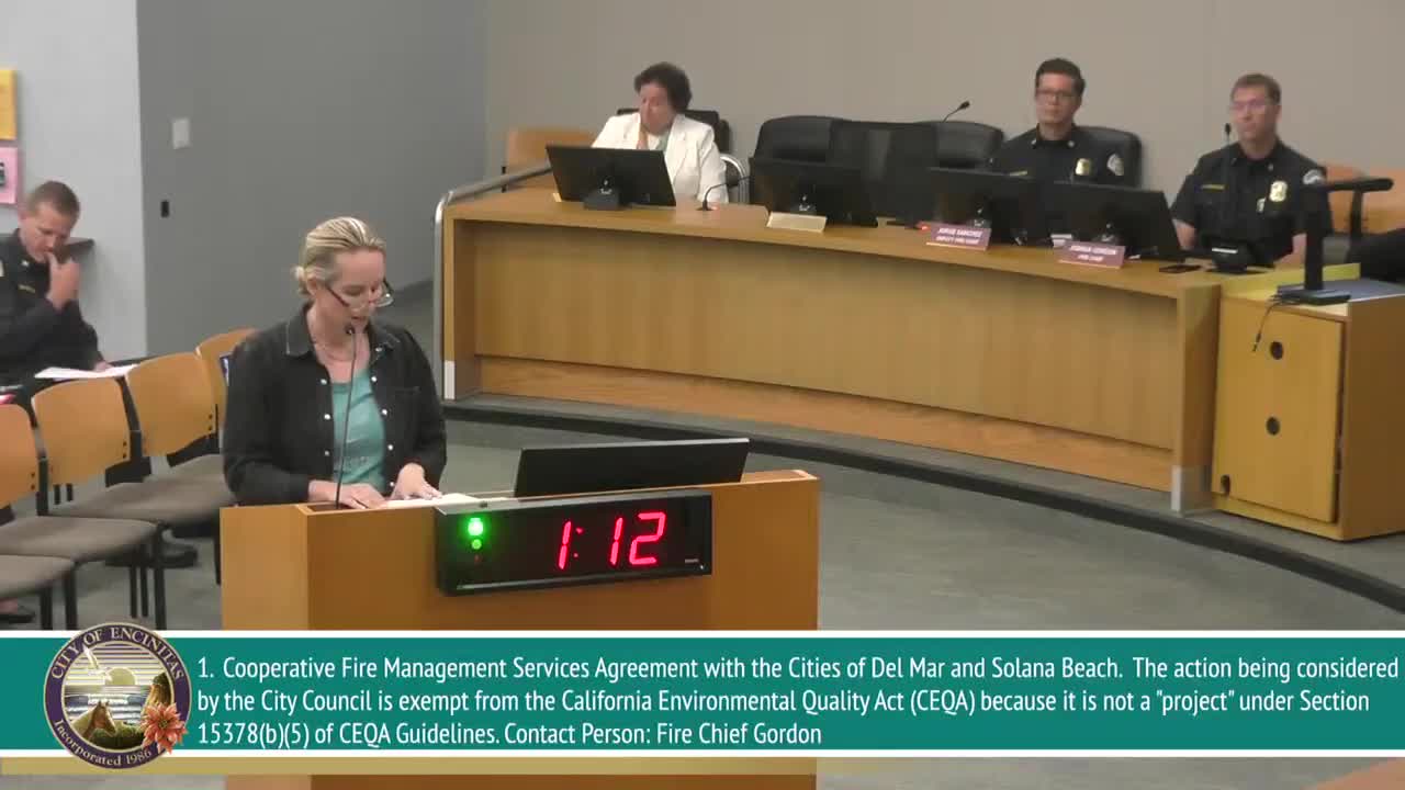 Encinitas Council discusses fire department call volume and budget challenges