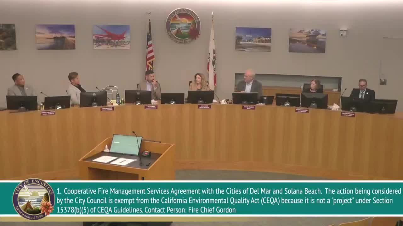 Encinitas City Council sets March deadline for fire department transition updates
