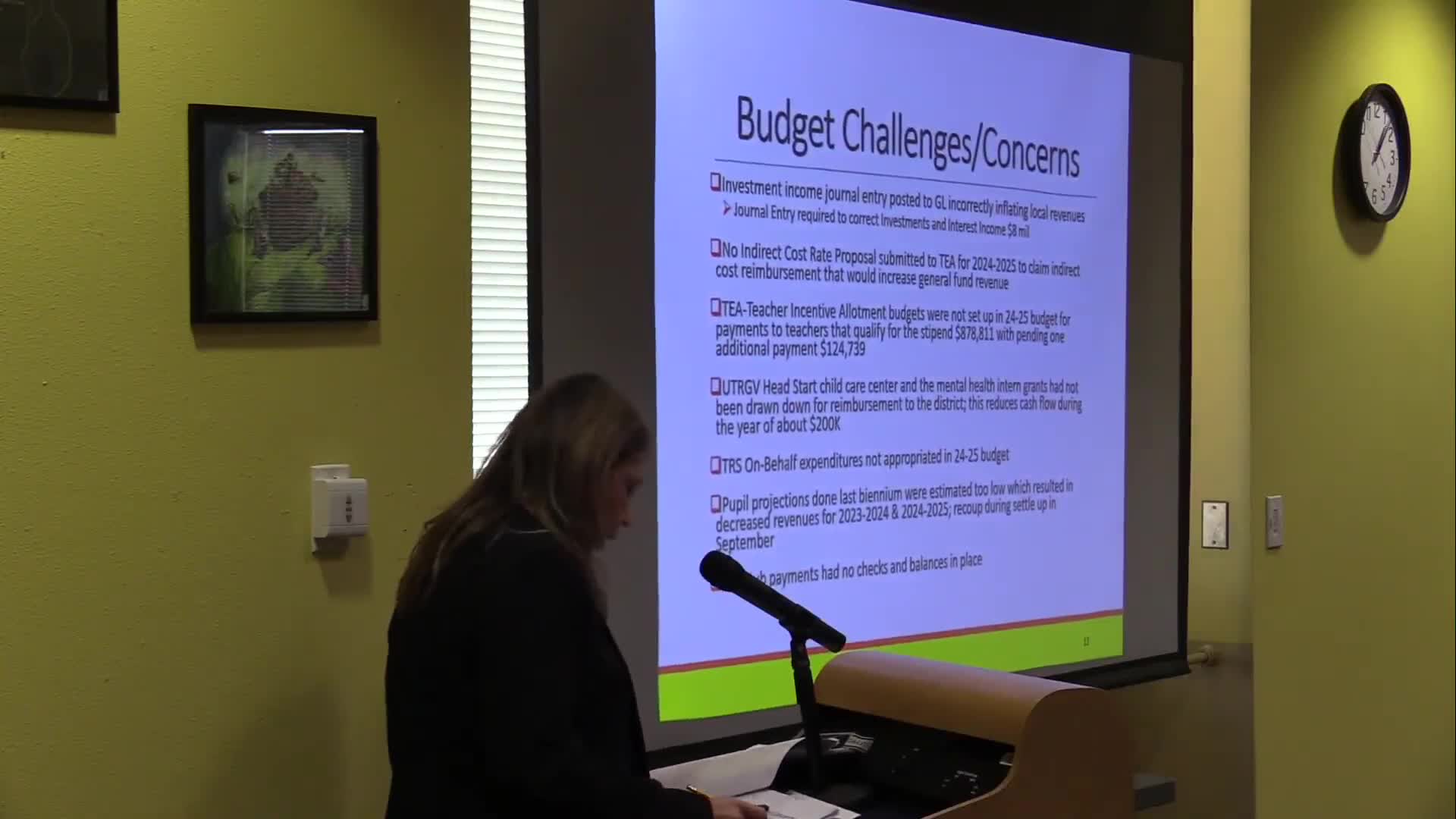 Education finance official critiques flawed pupil projections impacting state revenue