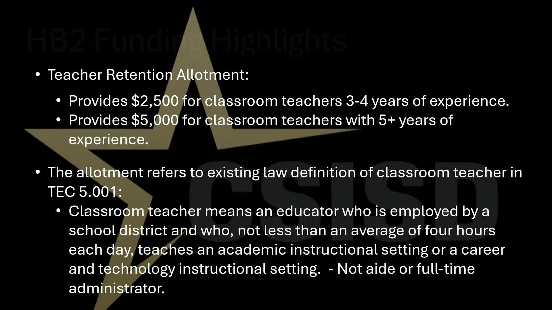 Texas school district introduces $5,000 retention bonus for experienced teachers