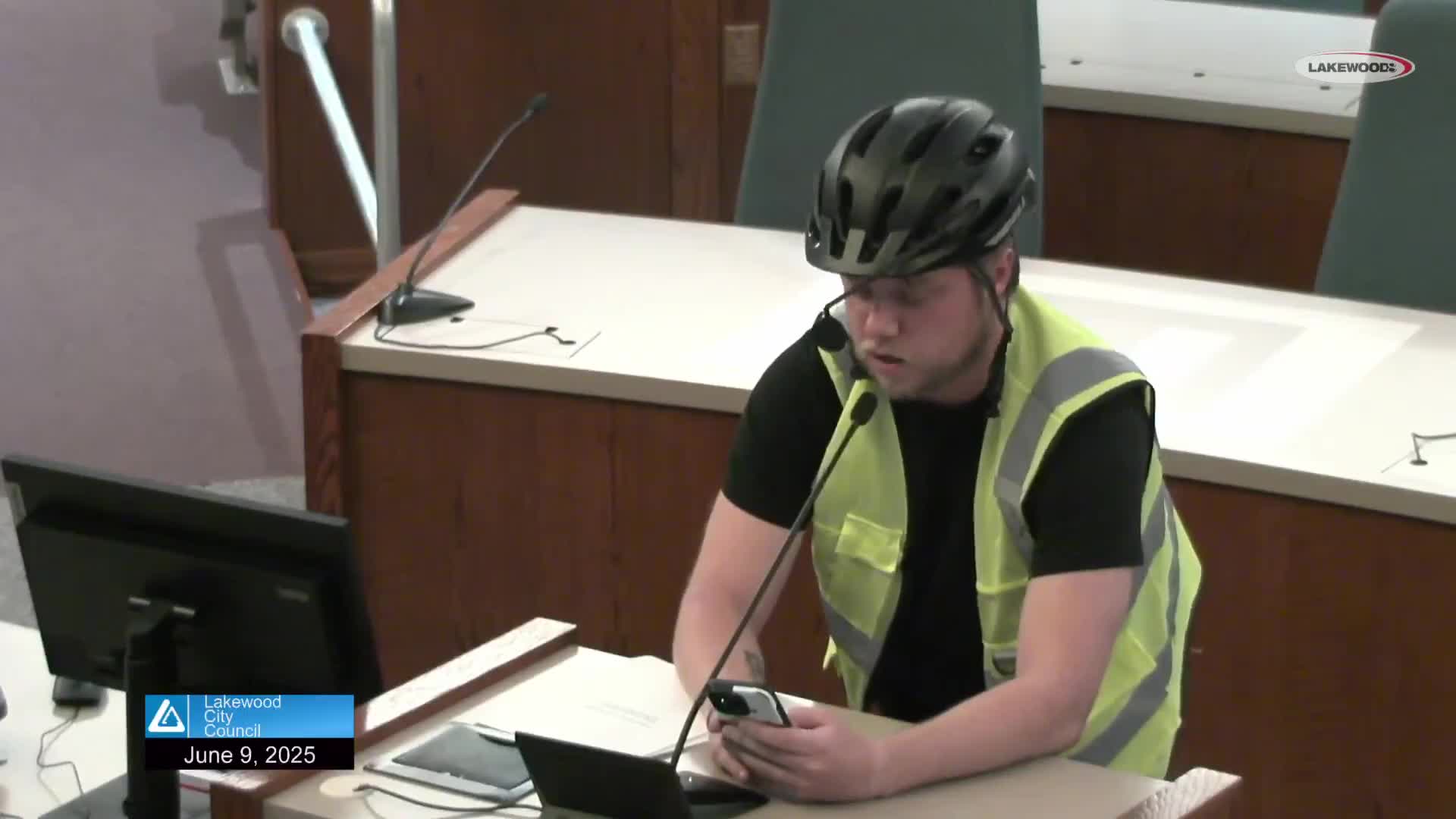 Lakewood council approves consent agenda including 2025 bicycle plan and intergovernmental agreements (10-0)